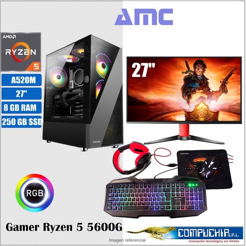 PC AMD RYZEN 5 5600G, 3.90 / 4.4GHZ,...