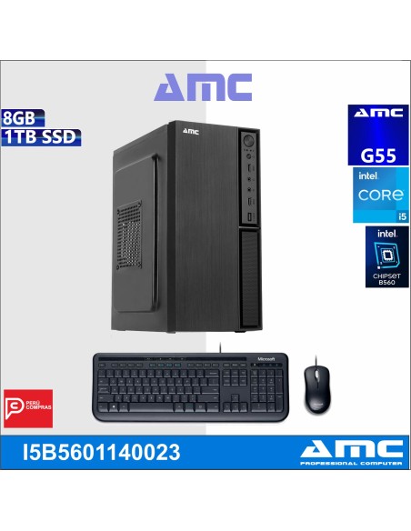 COMPUTADORA CORE I5-11400, 2.60 GHZ, 8GB DDR4, 1TB SSD.