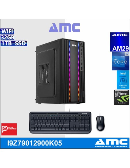 COMPUTADORA AMC CORE I9-12900K, 3.20 GHZ, 32GB DDR4, 1 TB SSD, 8GBV.
