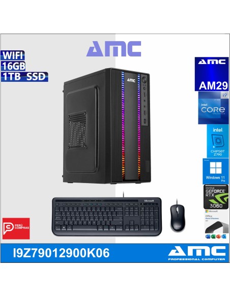 COMPUTADORA AMC CORE I9-12900K, 3.20 GHZ, 16GB DDR4, 1 TB SSD, WIND-11, 8GBV.