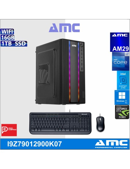 COMPUTADORA AMC CORE I9-12900K, 3.20 GHZ, 16GB DDR4, 1 TB SSD, WIND-11, 8GBV.